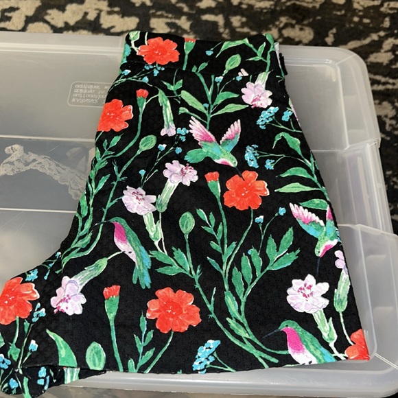 NEW! KATE SPADE ♠️ Size 4 JARDIN TILE JACQUARD Shorts Scenic Route - Picture 8 of 10